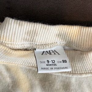 Zara Kids Ivory Knit Top
